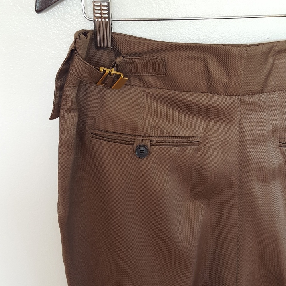 Gucci | Silk Pleat-Front Trousers - Picture 8 of 9